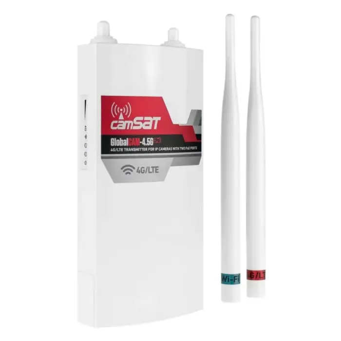 LTE / 4G / 3G lauko maršrutizatorius CAMSAT GLOBALCAM-4.5G 2PoE