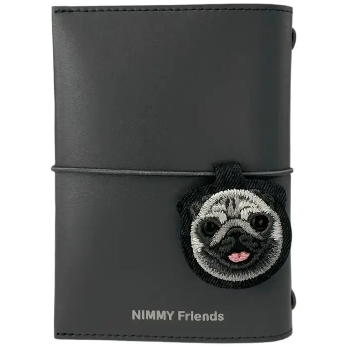 Nimmy New Big-Eye Cute Pets 2.0 2-in-1 Notebook and Pen Set - Dog Black
