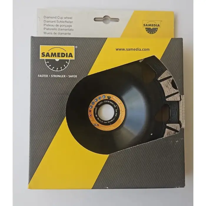 Samedia UBX 180 x 22,23 mm dimanta kausveida disks szlifowania do betonu