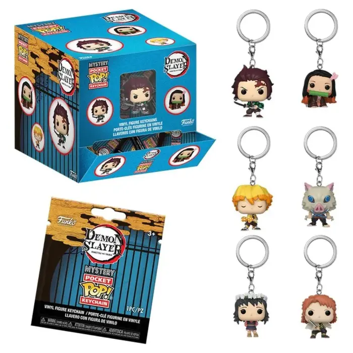 sortiment Pocket POP võtmehoidja Mystery Demon Slayer