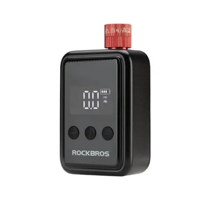 Rockbros elektriline pump ekraaniga, must