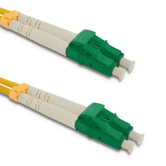 Qoltec Optiskās šķiedras patch kabelis LC/APC - LC/APC | Singlemode | 9/125 | G652D | Duplex | 2m