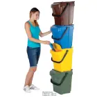 Waste sorting bin URBA PLUS 40L - yellow — Photo 6