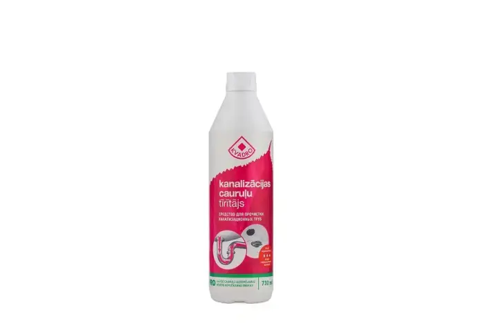 Nutekėjimo vamzdžių valiklis KVADRO, 730ml