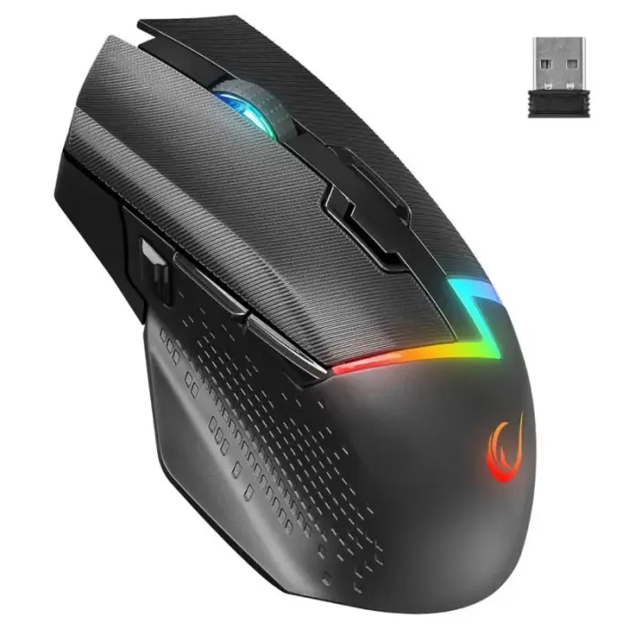 Wireless Mouse Rampage DROPM3V2-BLACK DR Drop M3 V2 24000 DPI, Black