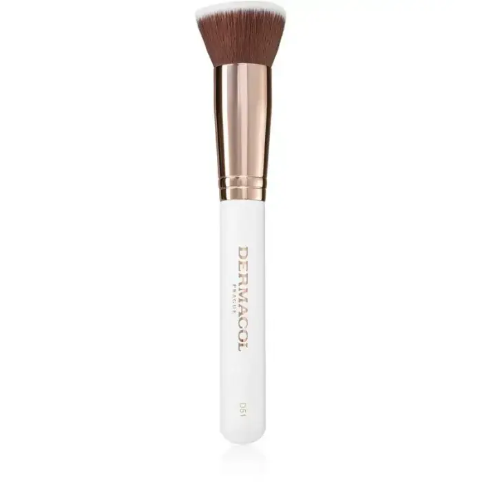 Dermacol Rose Gold kosmetinis makiažo šepetėlis su dėklu D51