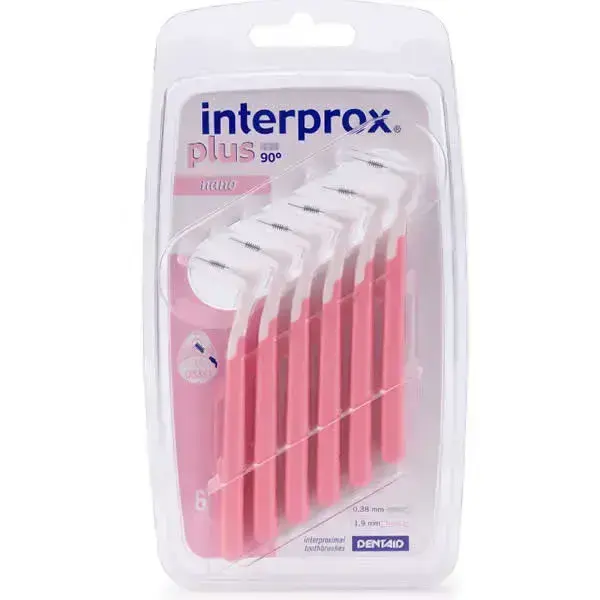 Interprox Interproximal Plus Nano Interdental Brushes, 6 Units