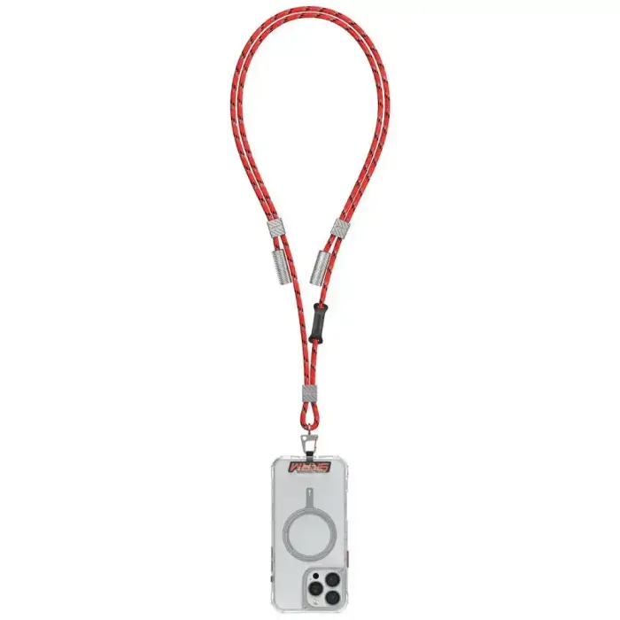 Skinarma Dyno Ve 2-in-1 universaalne telefonirihm ja USB-C kaabel – Punane