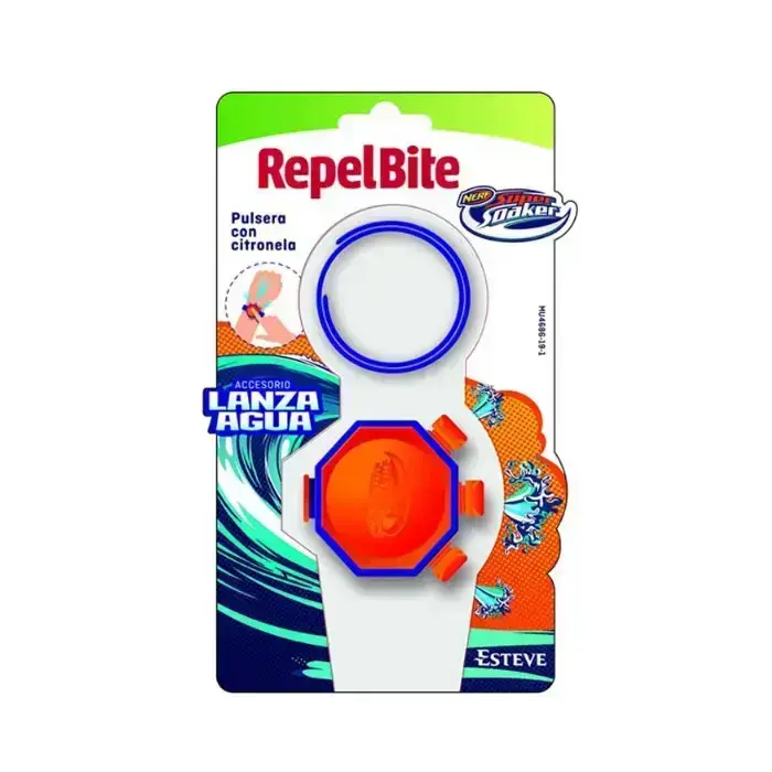 Repel Bite citronellas aproce + ūdens pistole Super Soaker