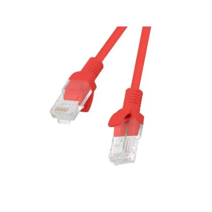 UTP Patch Cable Lanberg PCU5-10CC-0050-R (RJ45 – RJ45; 0.50 m; UTP; Cat. 5e; red)