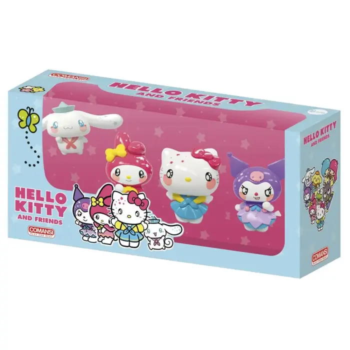 Hello Kitty Friends набор 4 фигурки