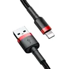 Baseus Cafule data transfer and charging cable | USB-A to Lightning | 12W | 1m | black Photo