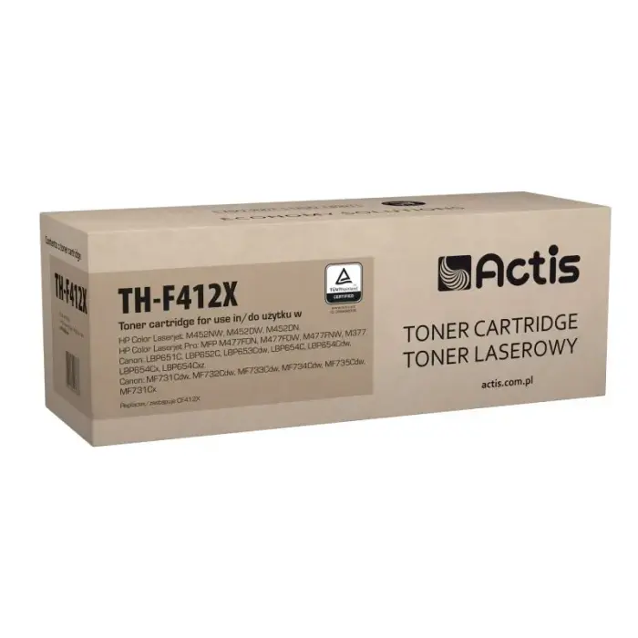 Actis TH-F412X toners (aizvieto HP 410X CF412X; 5000 lpp.; dzeltens)