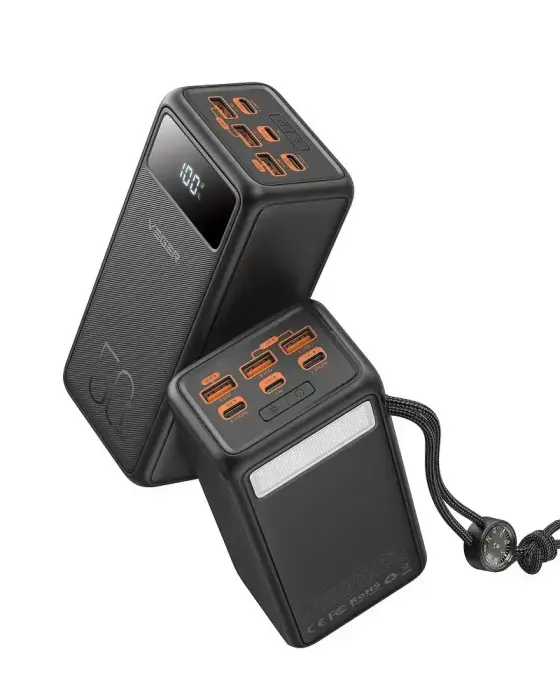 Powerbank Veger Tank Lite (W5001) PD QC3.0 5A 22.5W 50000 mAh, melns