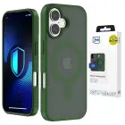 3mk Smoke MagCase for iPhone 16 Pro - Green-Translucent — Photo 1