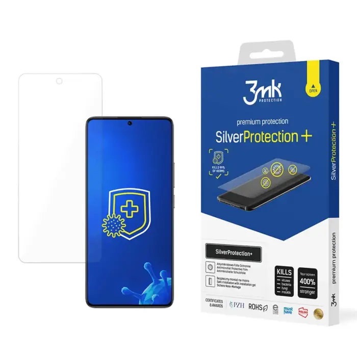 3mk SilverProtection+ Antimikrobiāla aizsargplēve Poco F6