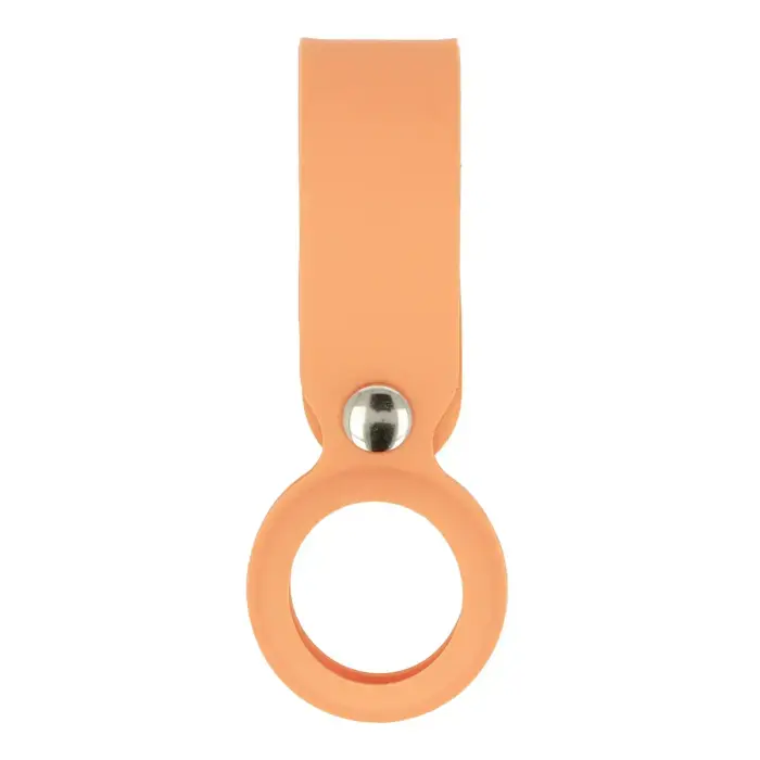 Silicone loop for AirTag, orange